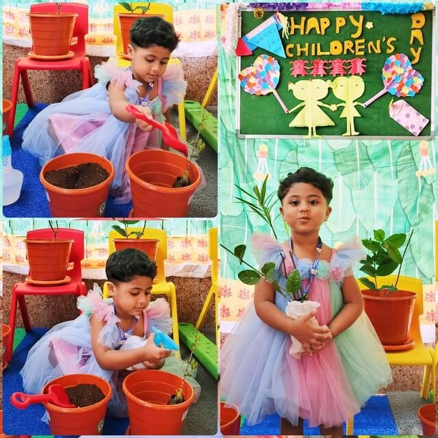 Practical life planting activity
